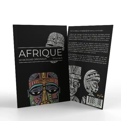 Coloriages pour Adultes - 50 Visages et Masques Africains